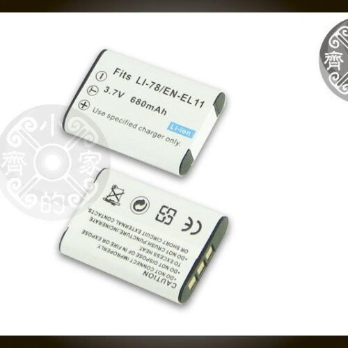 PENTAX D-LI78 DLI78 Optio M50 Optio V20 NIKON Coolpix S550 DB-80 EN-EL11 電池 小齊的家